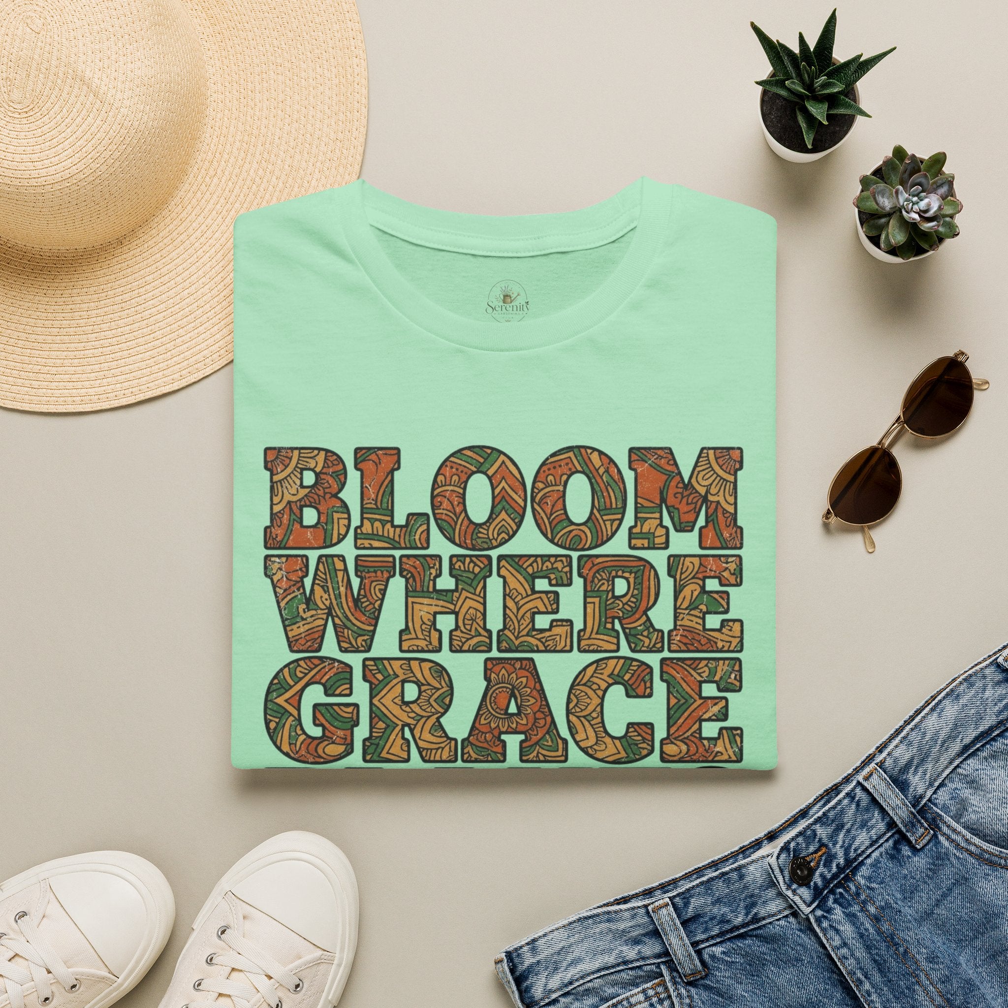 Bloom Where Grace Plants You T-Shirt