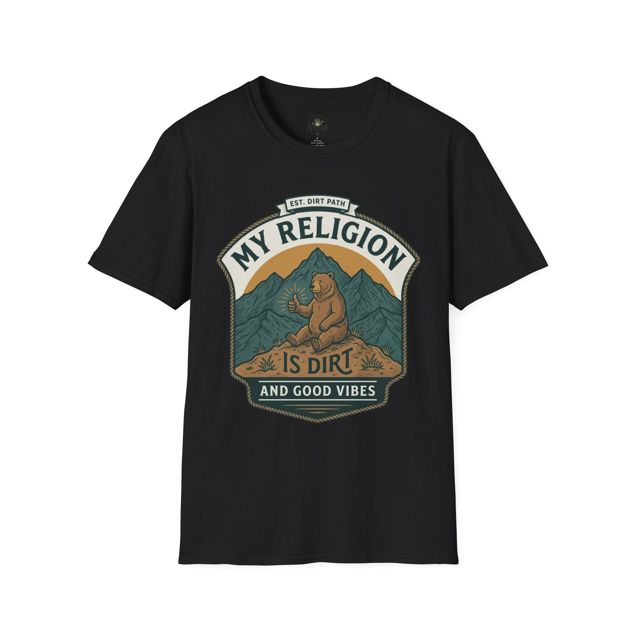 My Religion is Dirt and Good Vibes T-Shirt