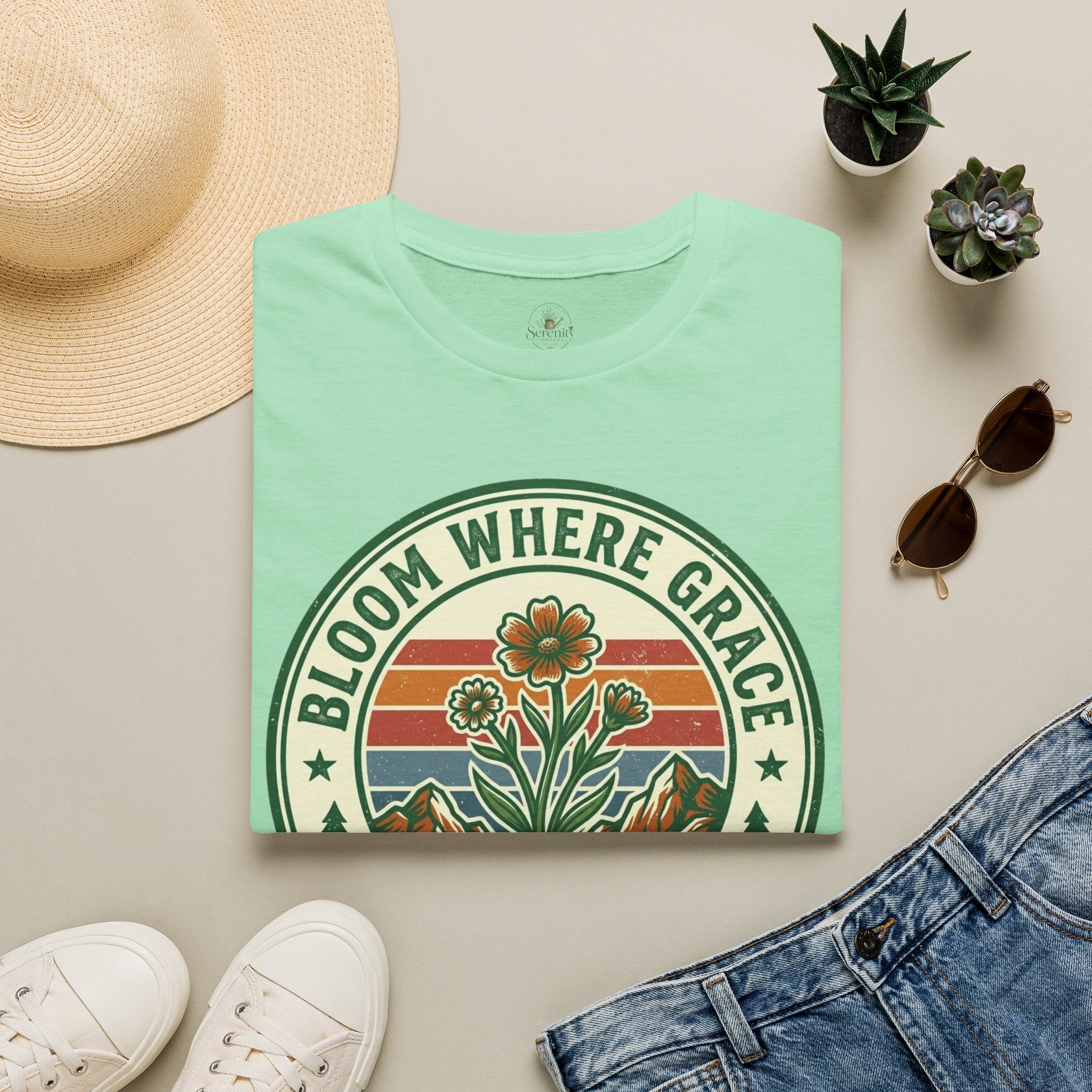 Bloom Where Grace Plants You T-Shirt