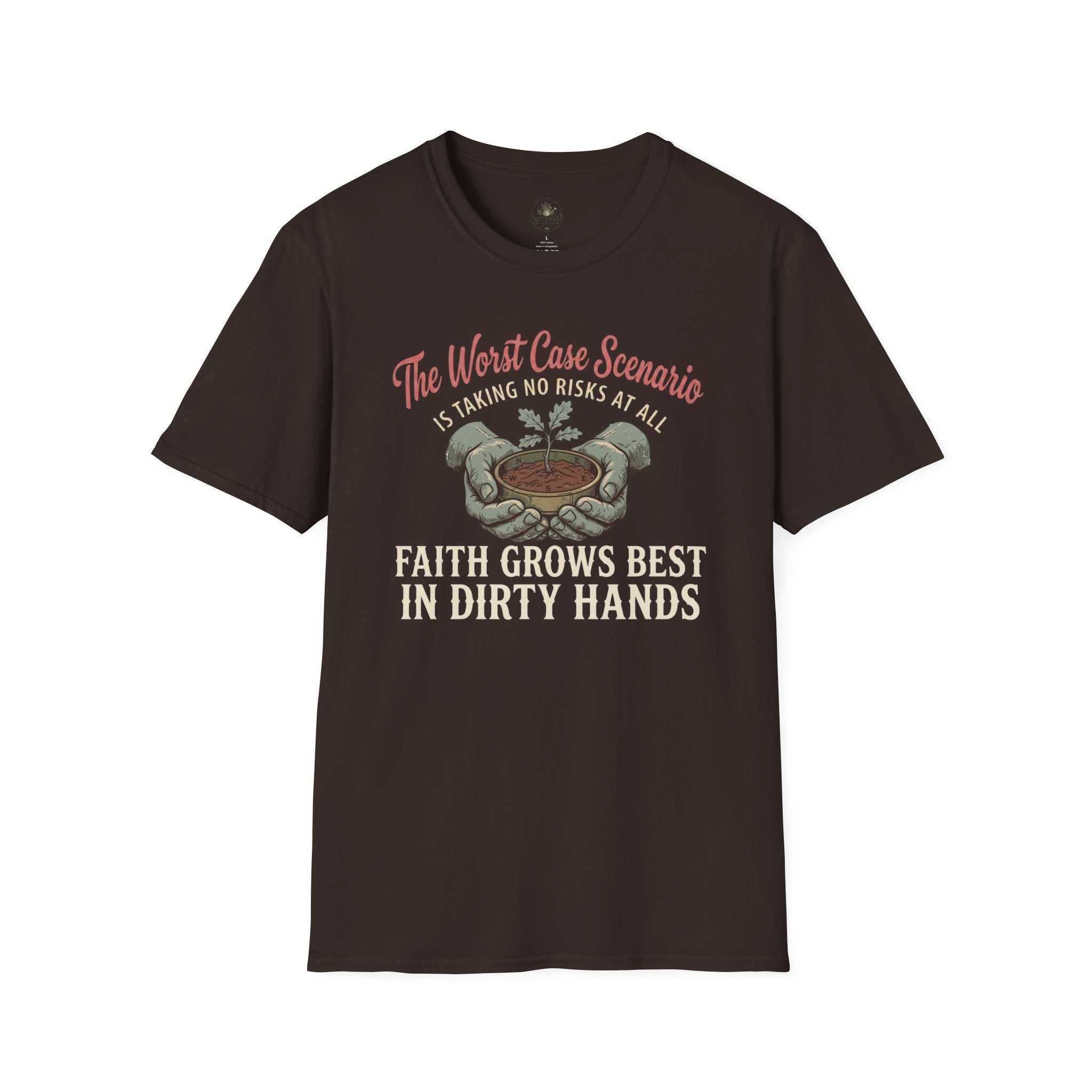 Faith Grows Best in Dirty Hands T-Shirt