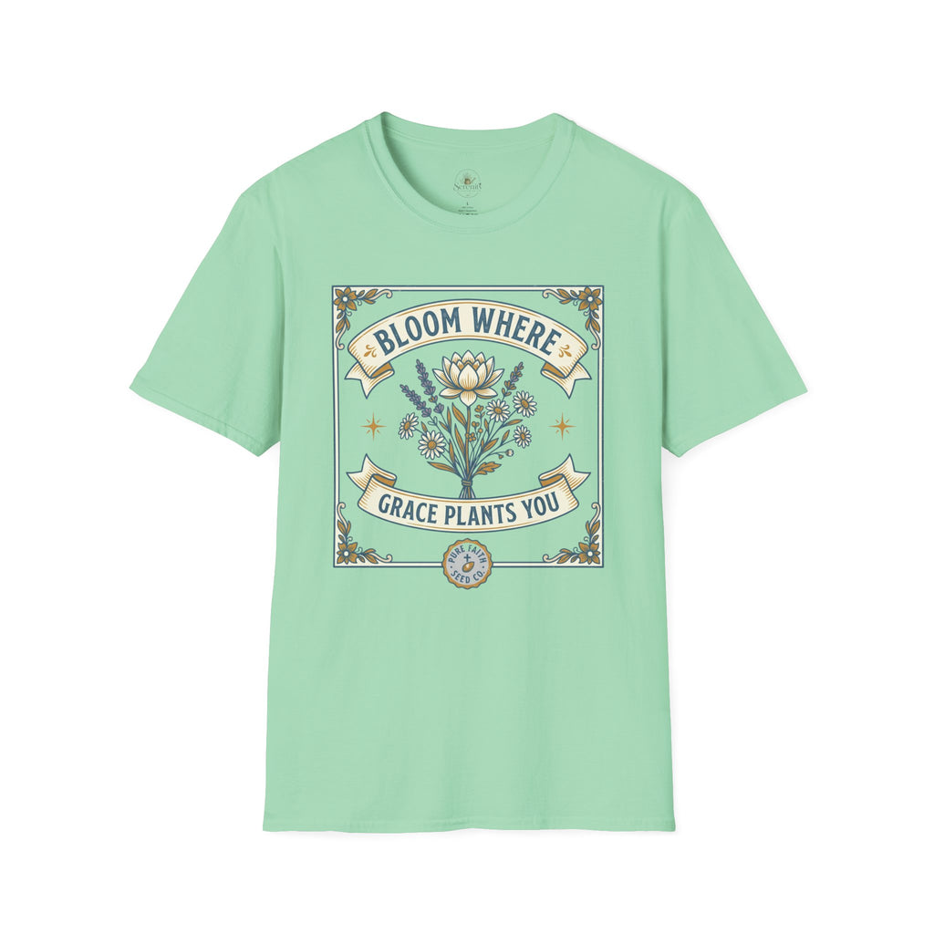 Bloom Where Grace Plants You T-Shirt