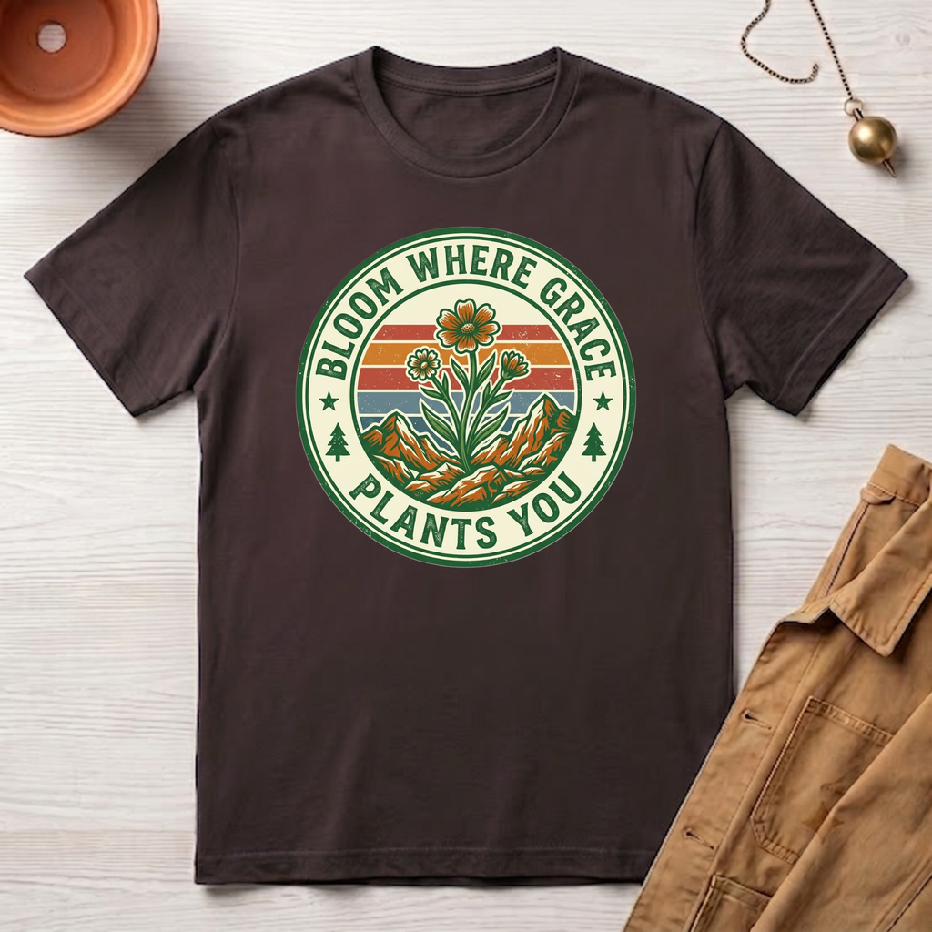 Bloom Where Grace Plants You T-Shirt