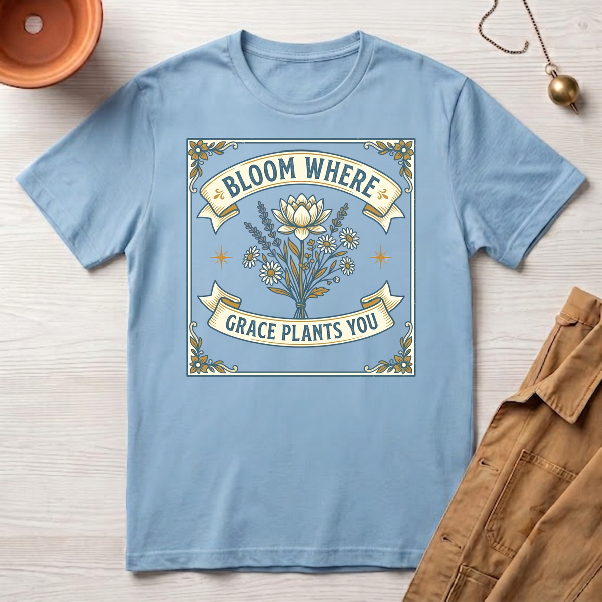 Bloom Where Grace Plants You T-Shirt