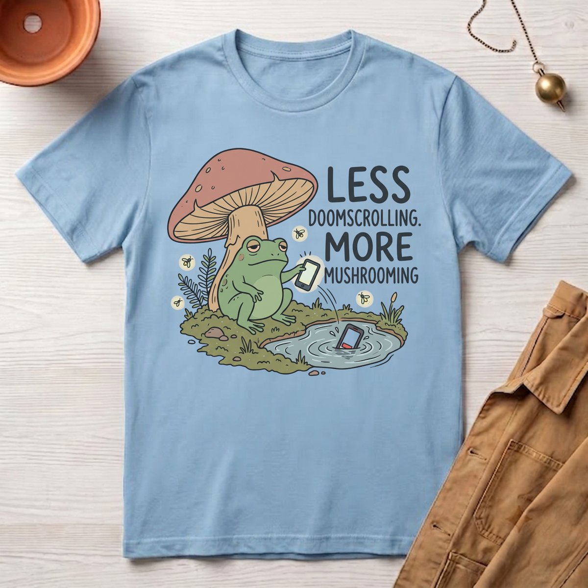 Less Doomscrolling T-Shirt