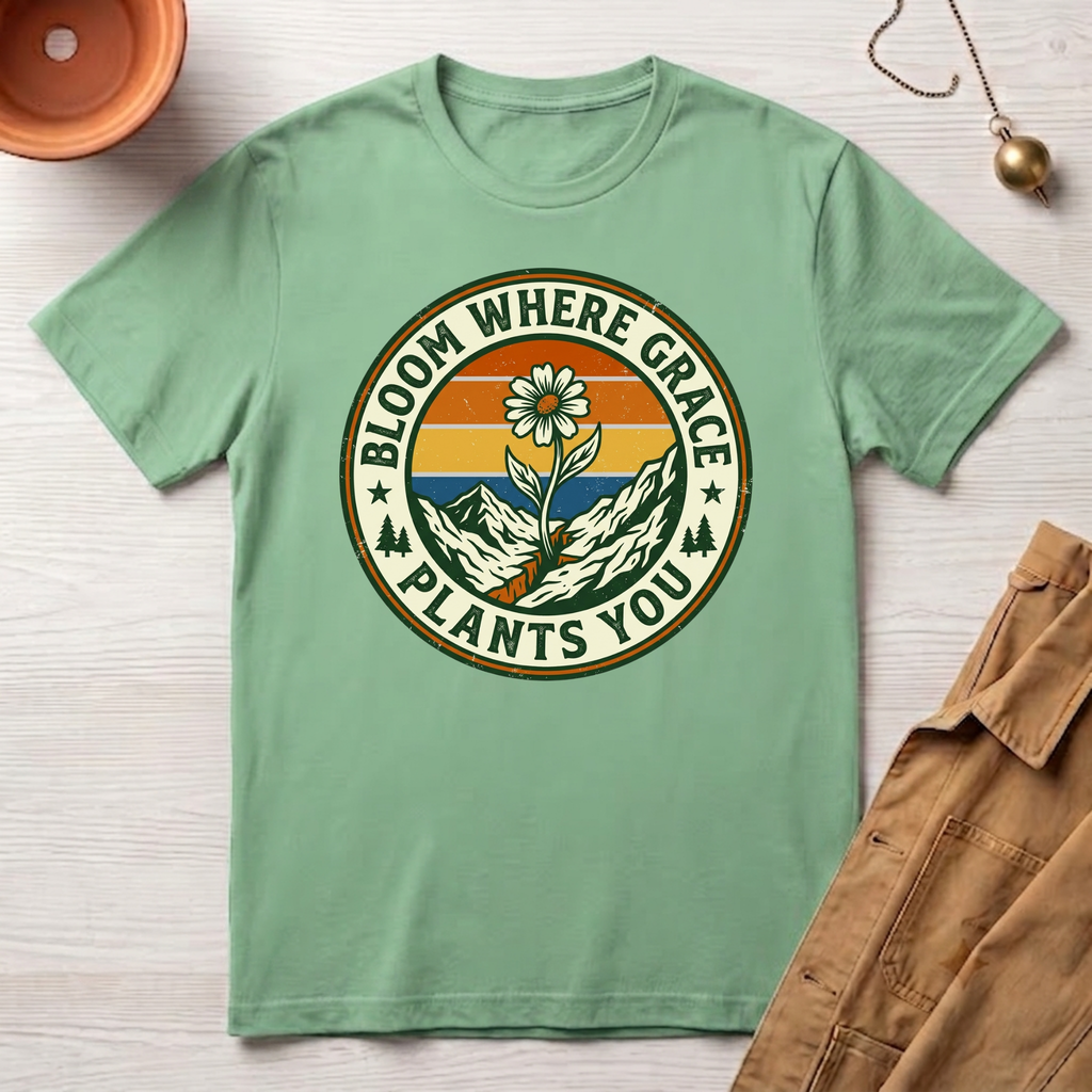 Bloom Where Grace Plants You T-Shirt