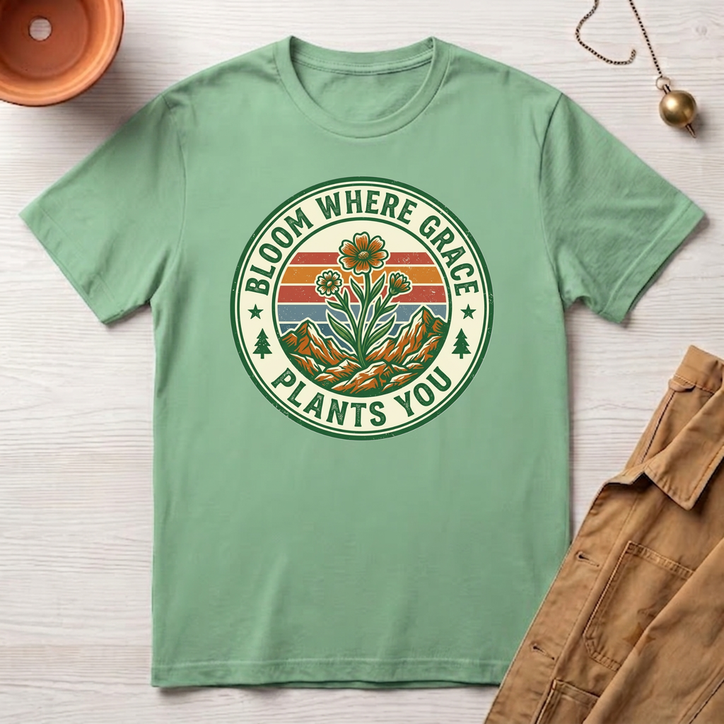 Bloom Where Grace Plants You T-Shirt