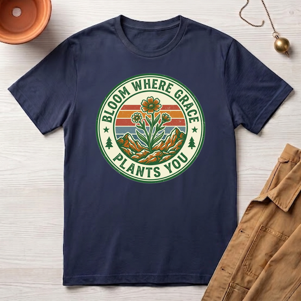 Bloom Where Grace Plants You T-Shirt