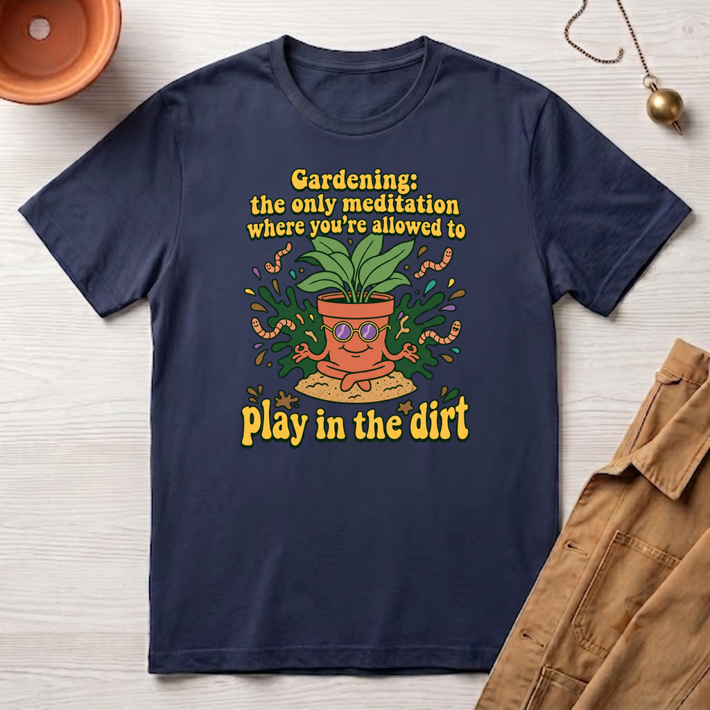Gardening Meditation T-Shirt