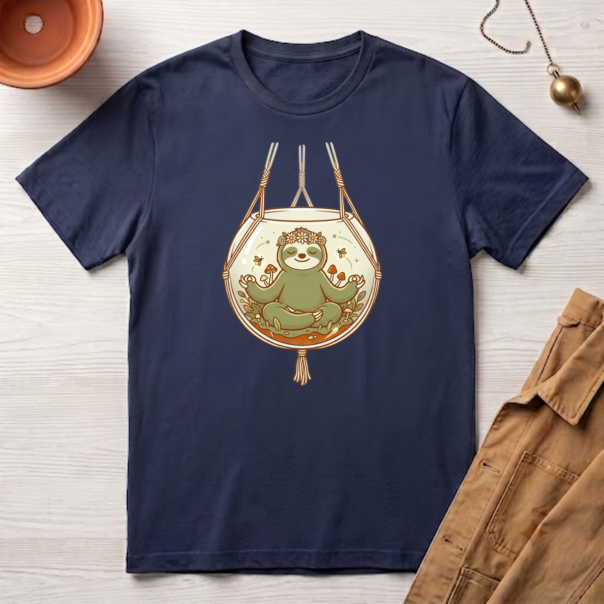 Meditating Sloth T-Shirt