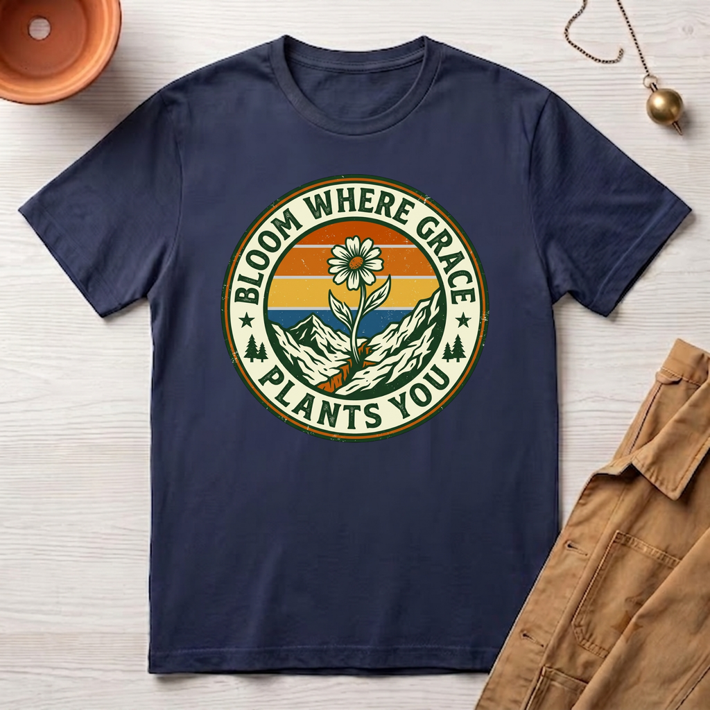 Bloom Where Grace Plants You T-Shirt