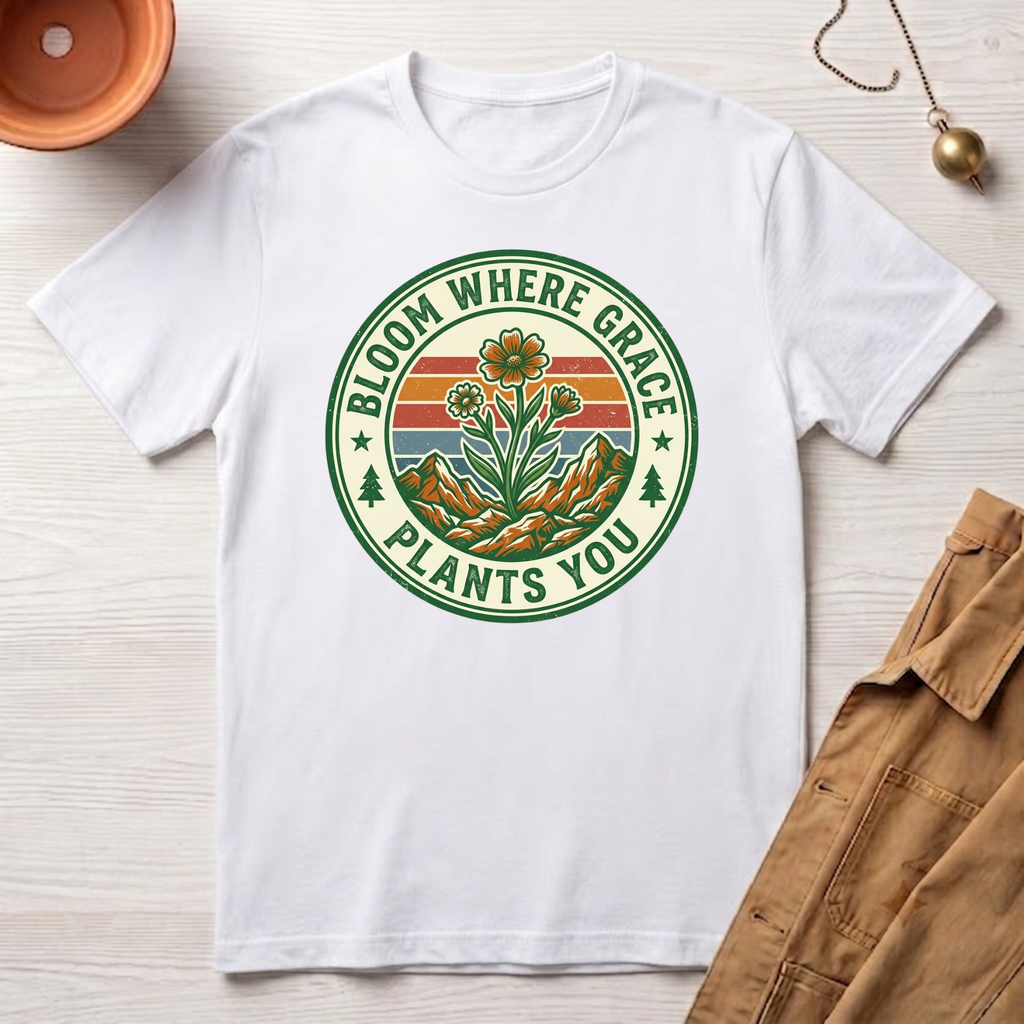 Bloom Where Grace Plants You T-Shirt