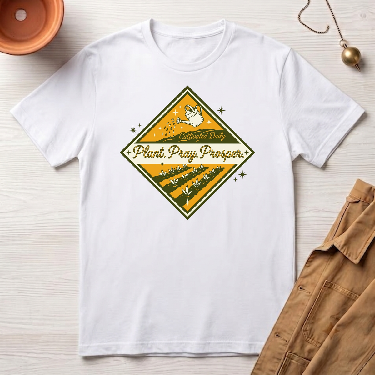 Plant, Pray, Prosper T-Shirt