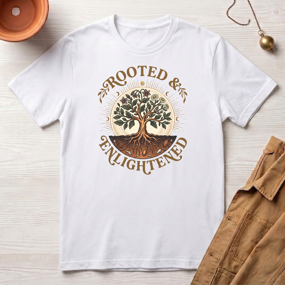 Rooted and Enlightened T-Shirt