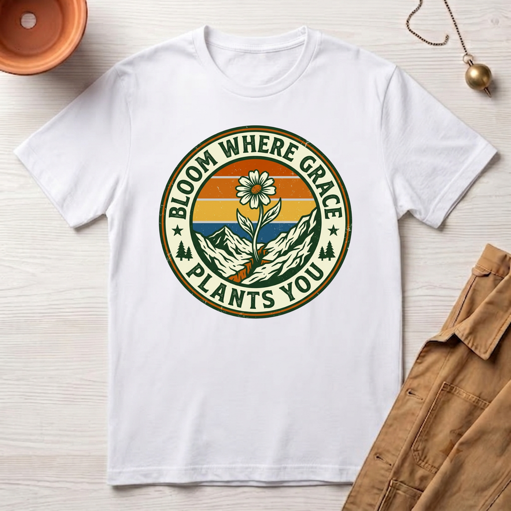 Bloom Where Grace Plants You T-Shirt