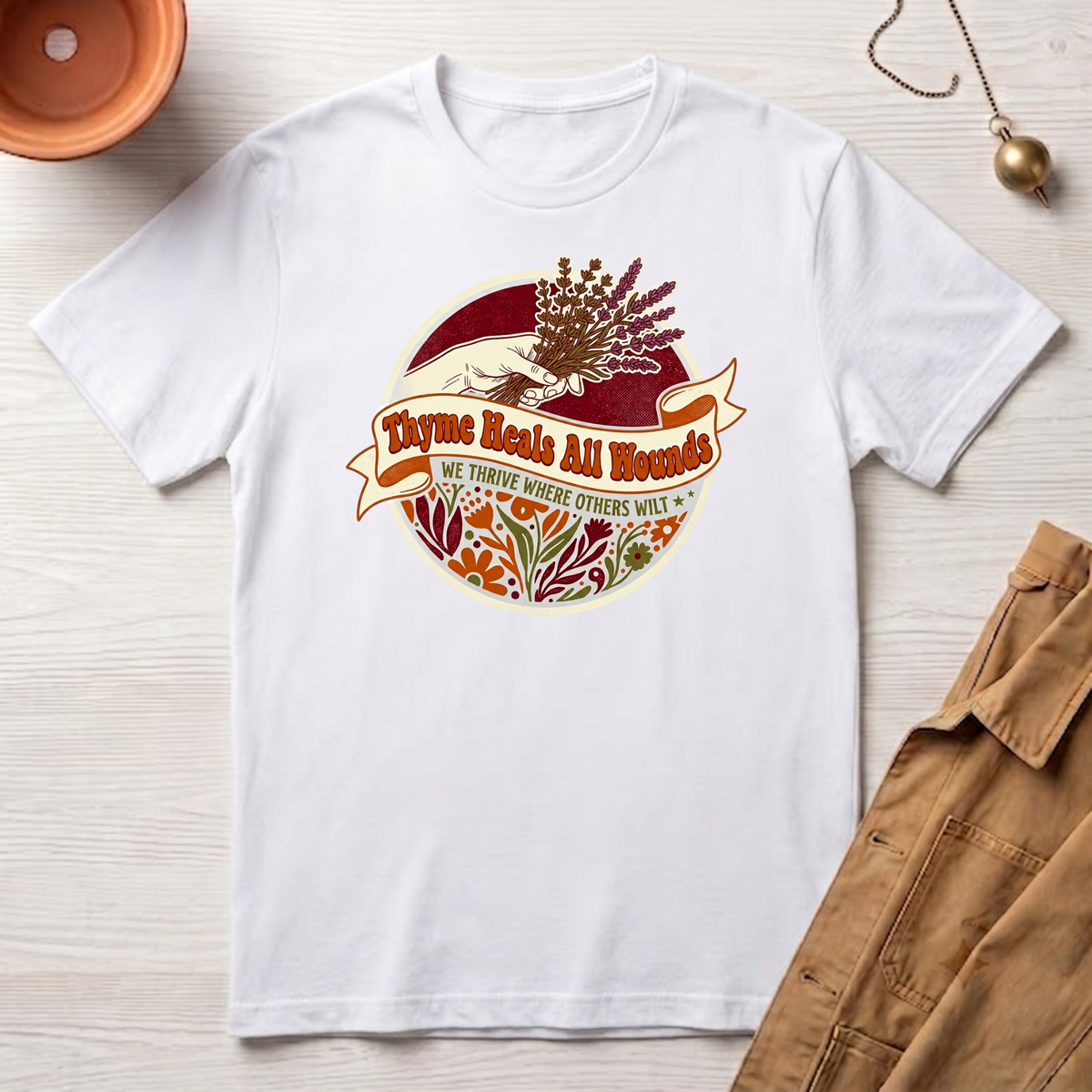 Thyme Heals All Wounds T-Shirt